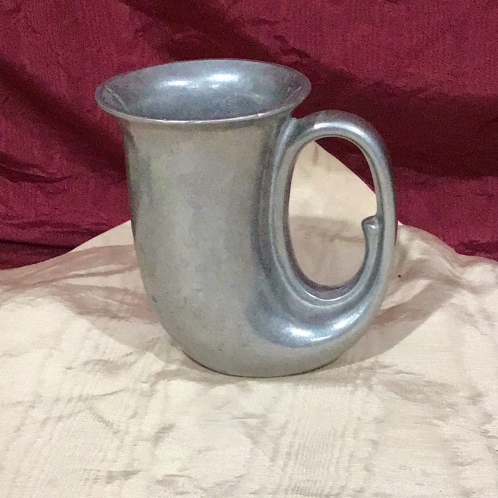 Vintage pewter tankard